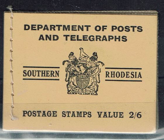Image of Southern Rhodesia/Zimbabwe SG SB4b UMM British Commonwealth Stamp